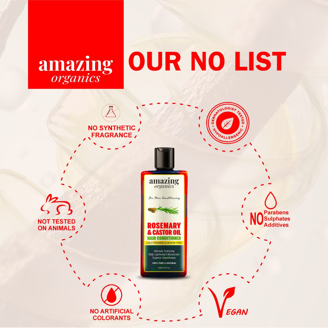 Rosemary & Castor Oil Hair Conditioner