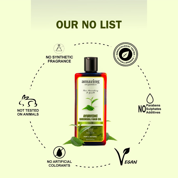 Pure Bhringraj Oil for Hair Growth