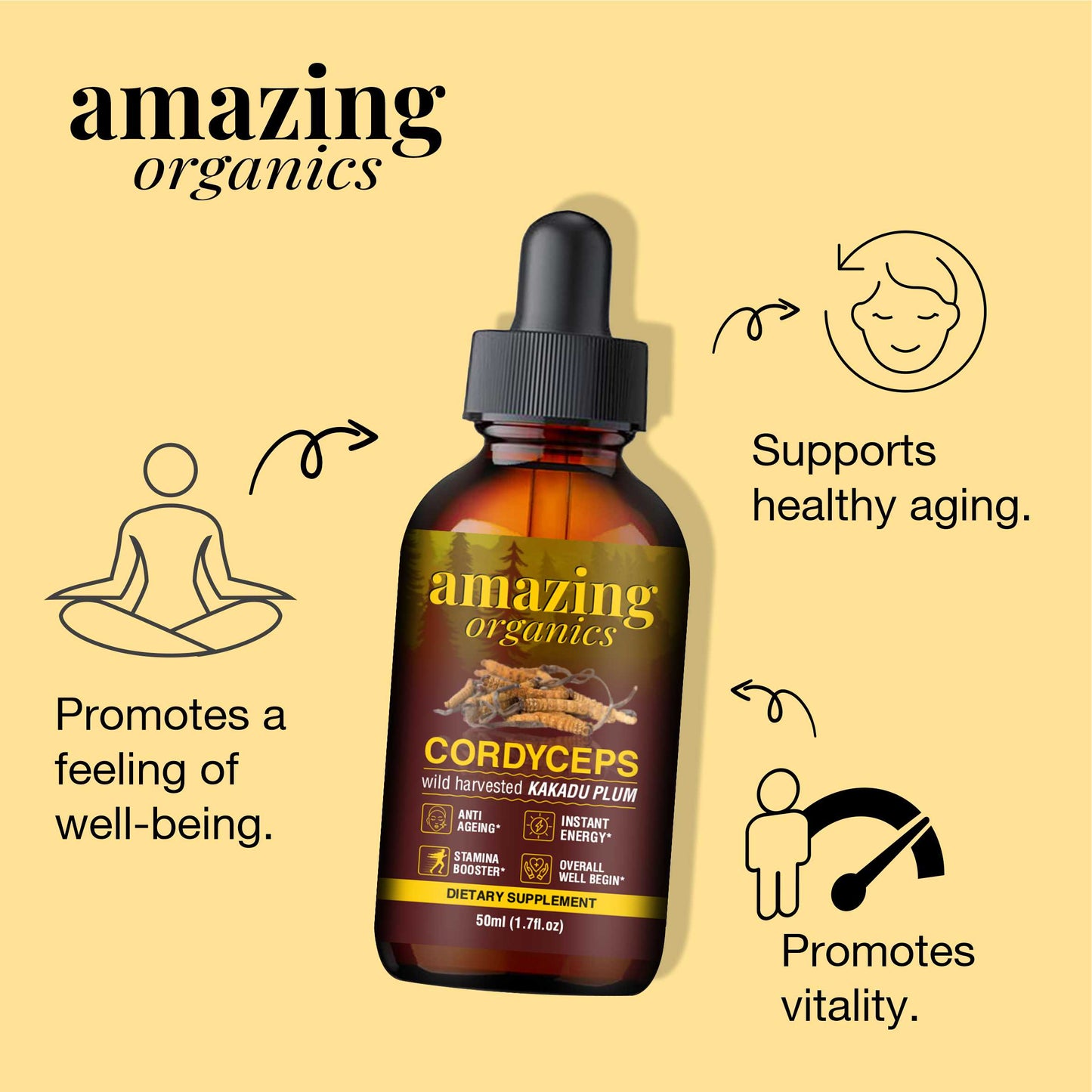 Cordyceps Mushroom Drops