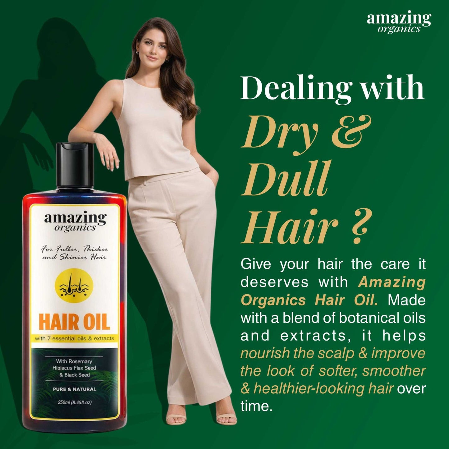 Amazing Organics Natural Hair Oil