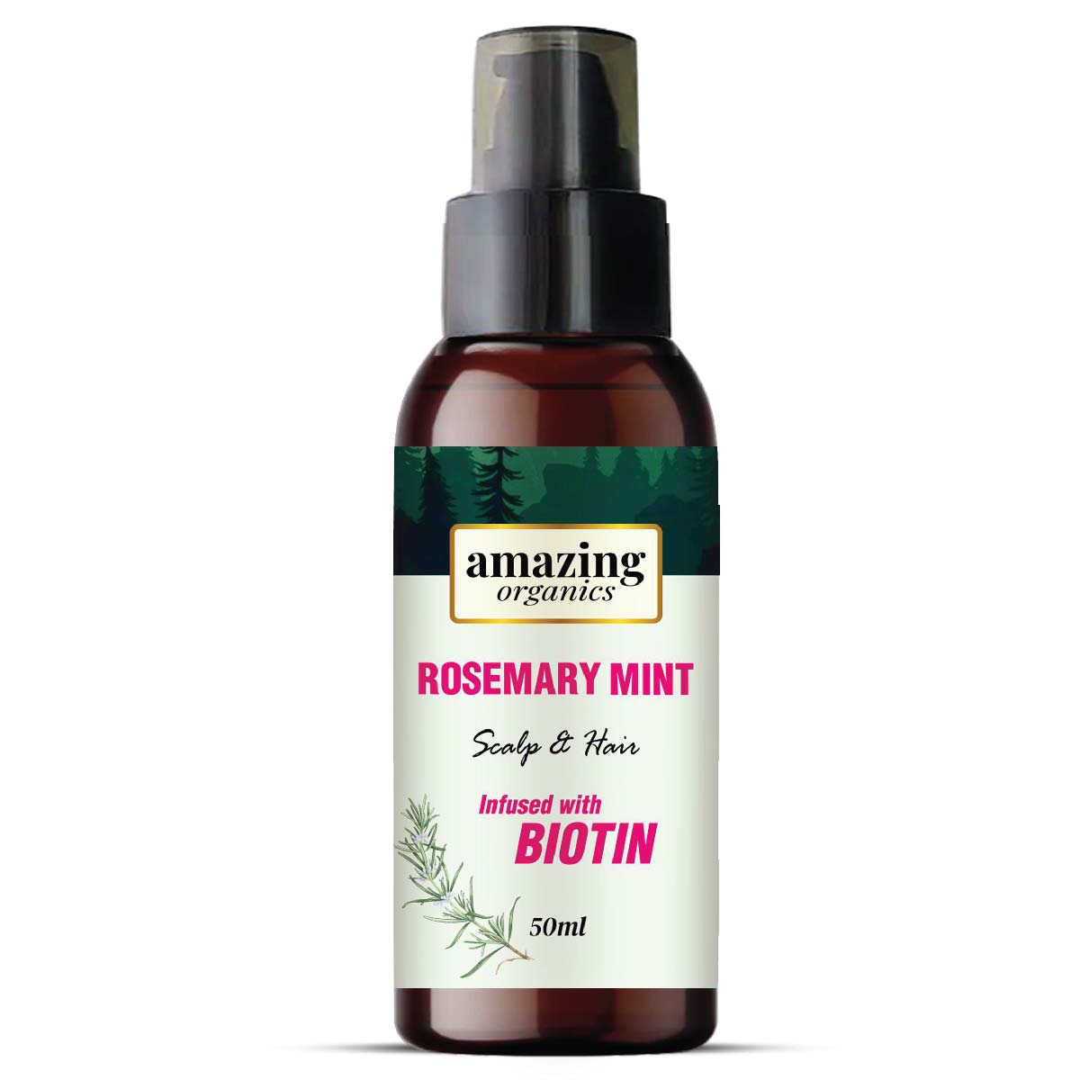 Rosemary Mint Scalp & Hair Oil with Biotin & essential oils