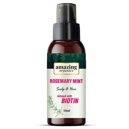 Rosemary Mint Scalp & Hair Strengthening Oil with Biotin & essential oils