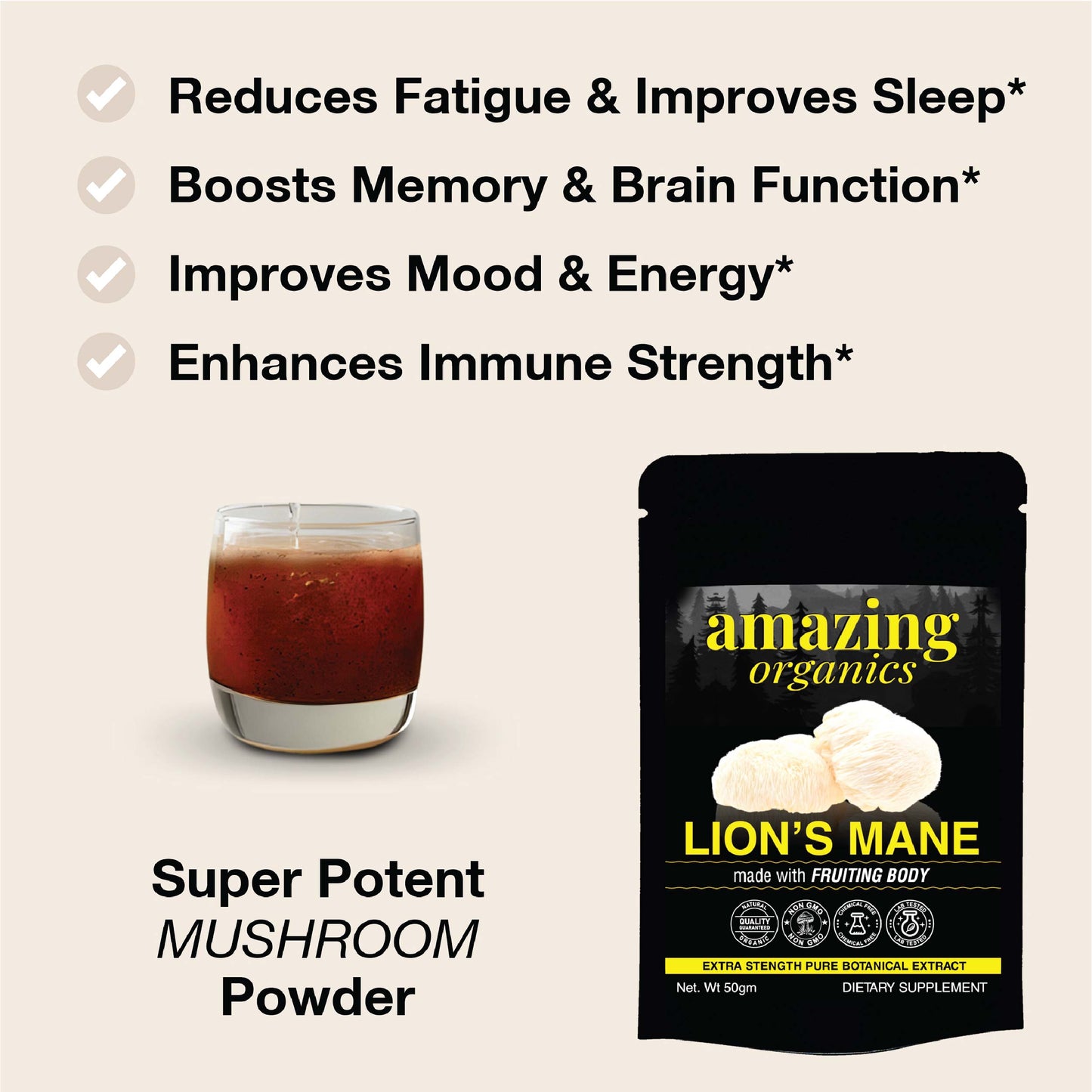 Lion's Mane Mushroom  Powder