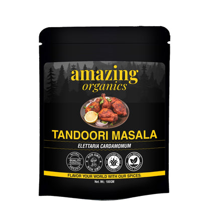 Tandoori Masala (Natural, No Colors Added) Indian 11-Spice Blend | 3.5oz (100g)