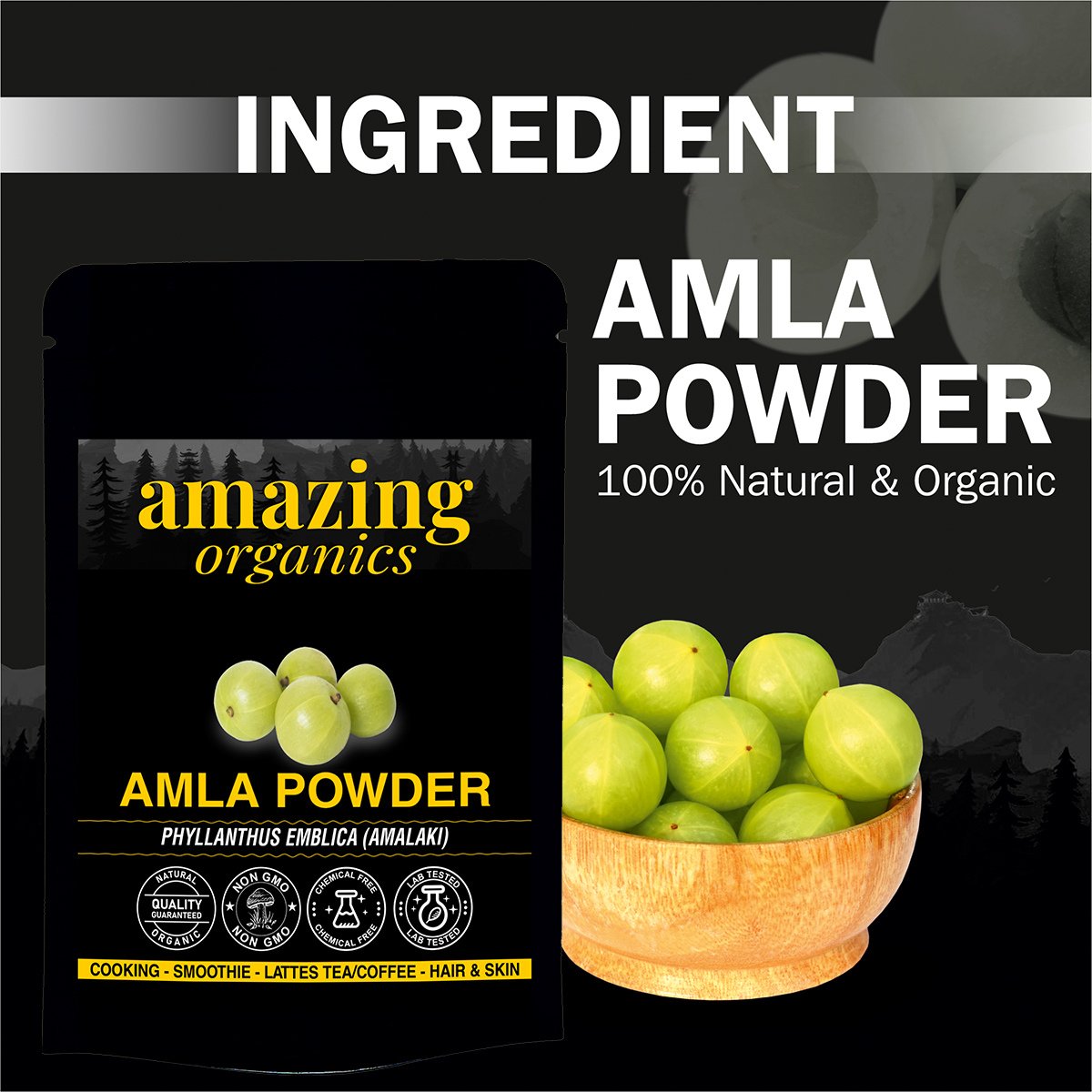 Organic Amla Powder for Skin