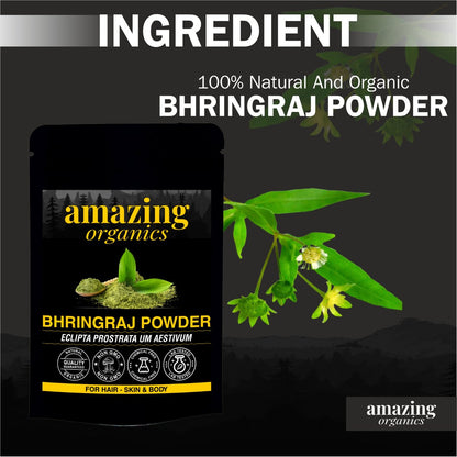 Pure Bhringraj Powder 100 Grams | Pure Bhringaraj Eclipta Alba Powder | Hair Growth