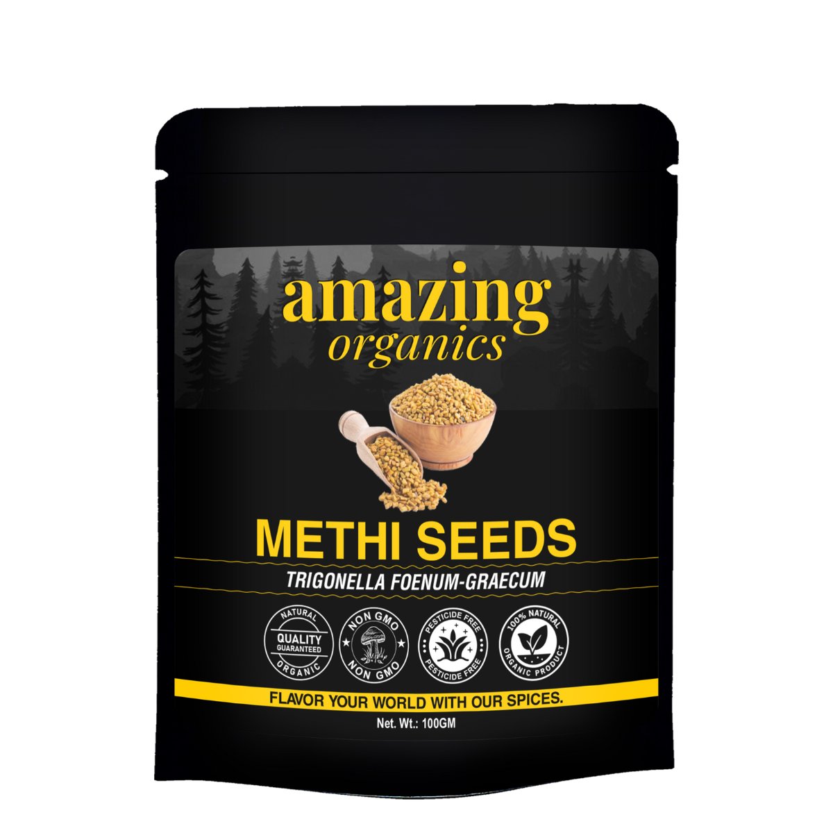 Methi Seeds - All Natural | Vegan | Gluten Friendly | Non-GMO- 3.5oz (100g)