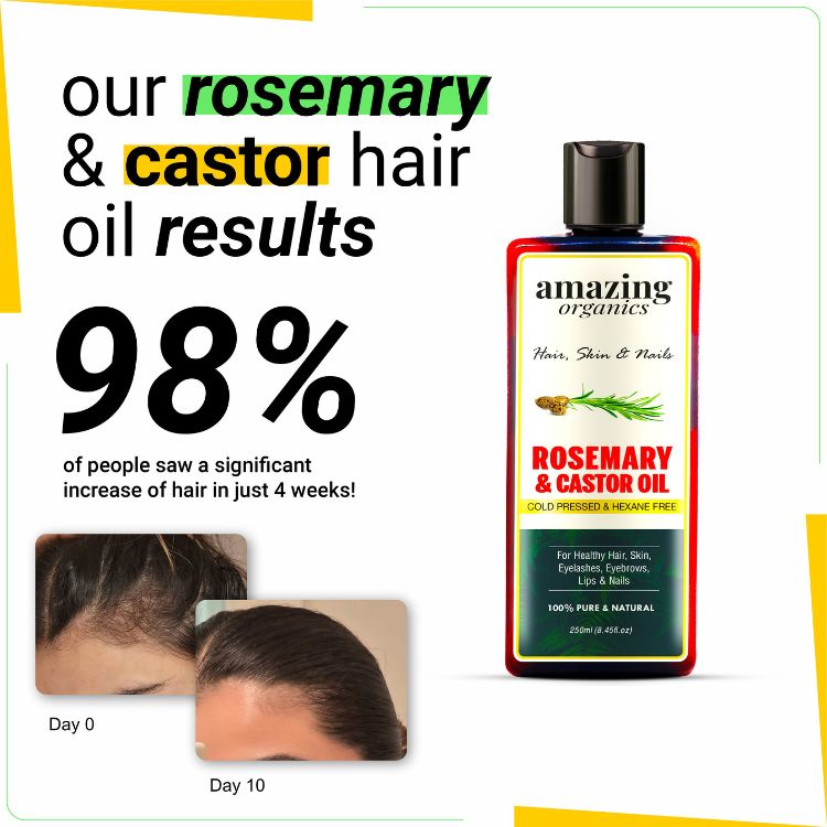 Rosemary & Castor Oil for Hair Growth