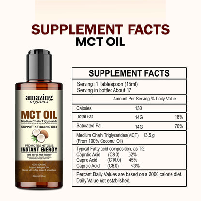 MCT Oil - Pure & Organic