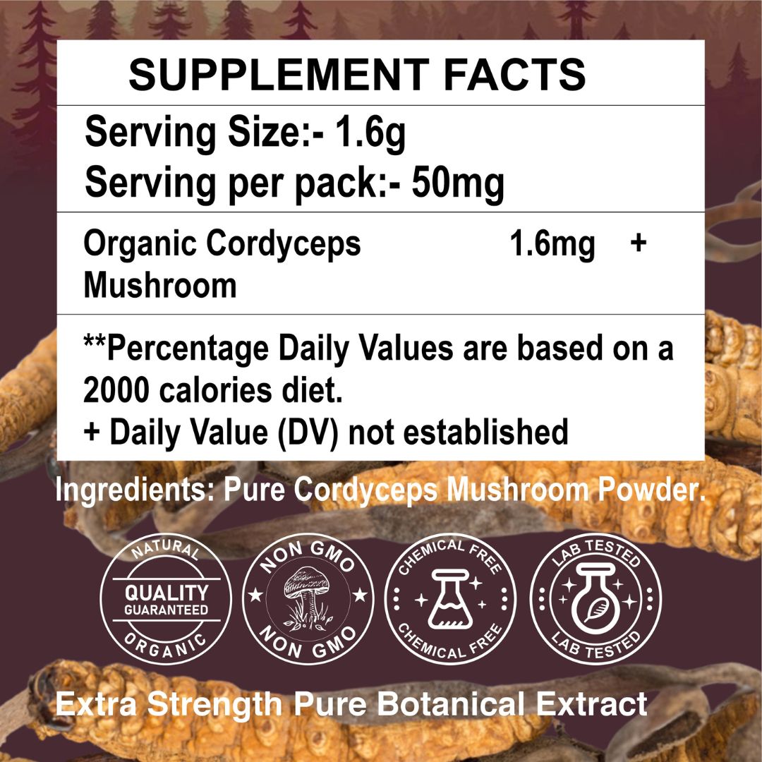 Cordyceps Mushroom Powder