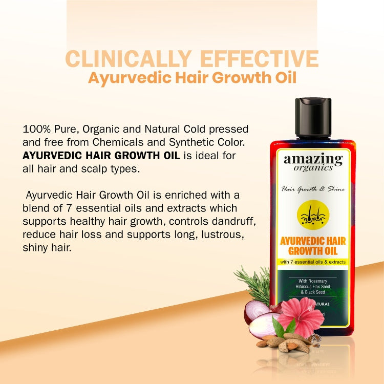 Amazing Organics Ayurvedic Hair Oil