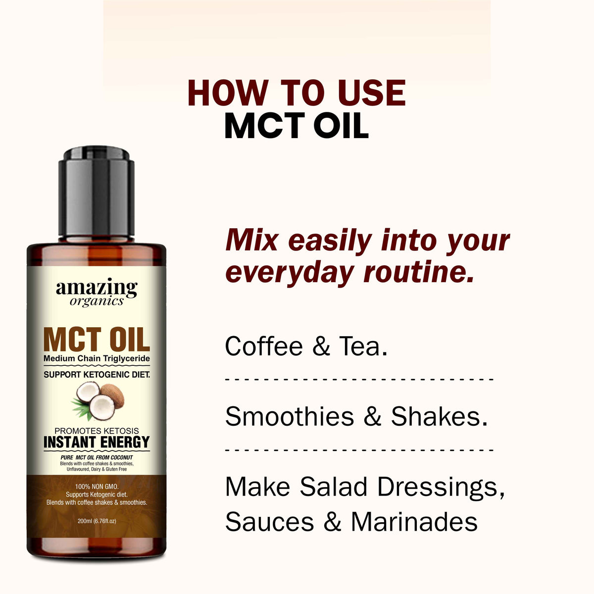 MCT Oil - Pure &amp; Organic