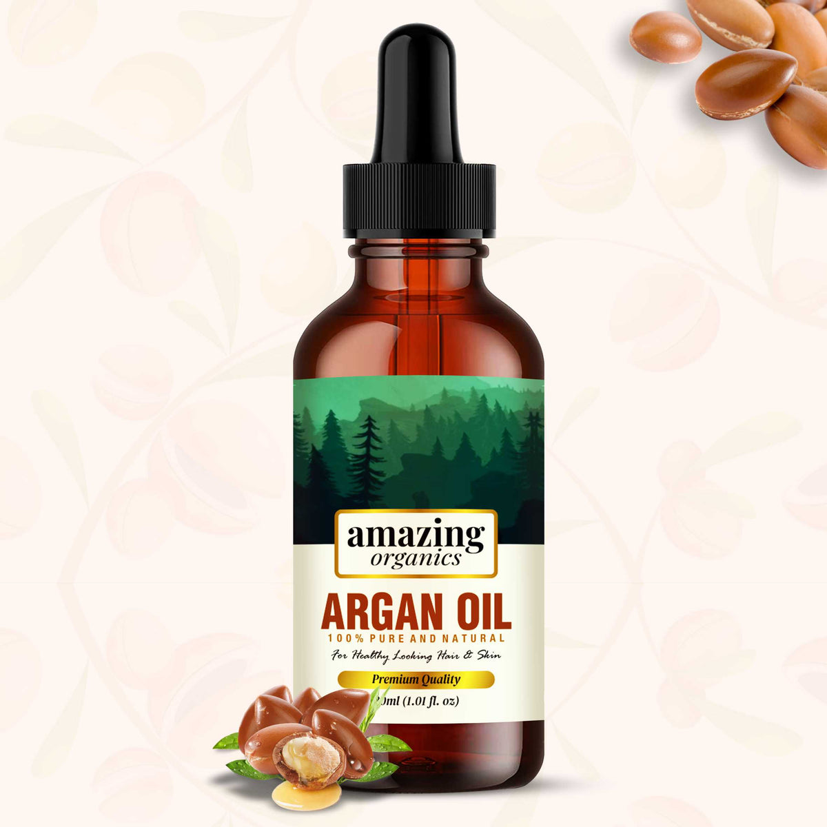 Argan Oil 100% Pure & Organic for Hair & Skin