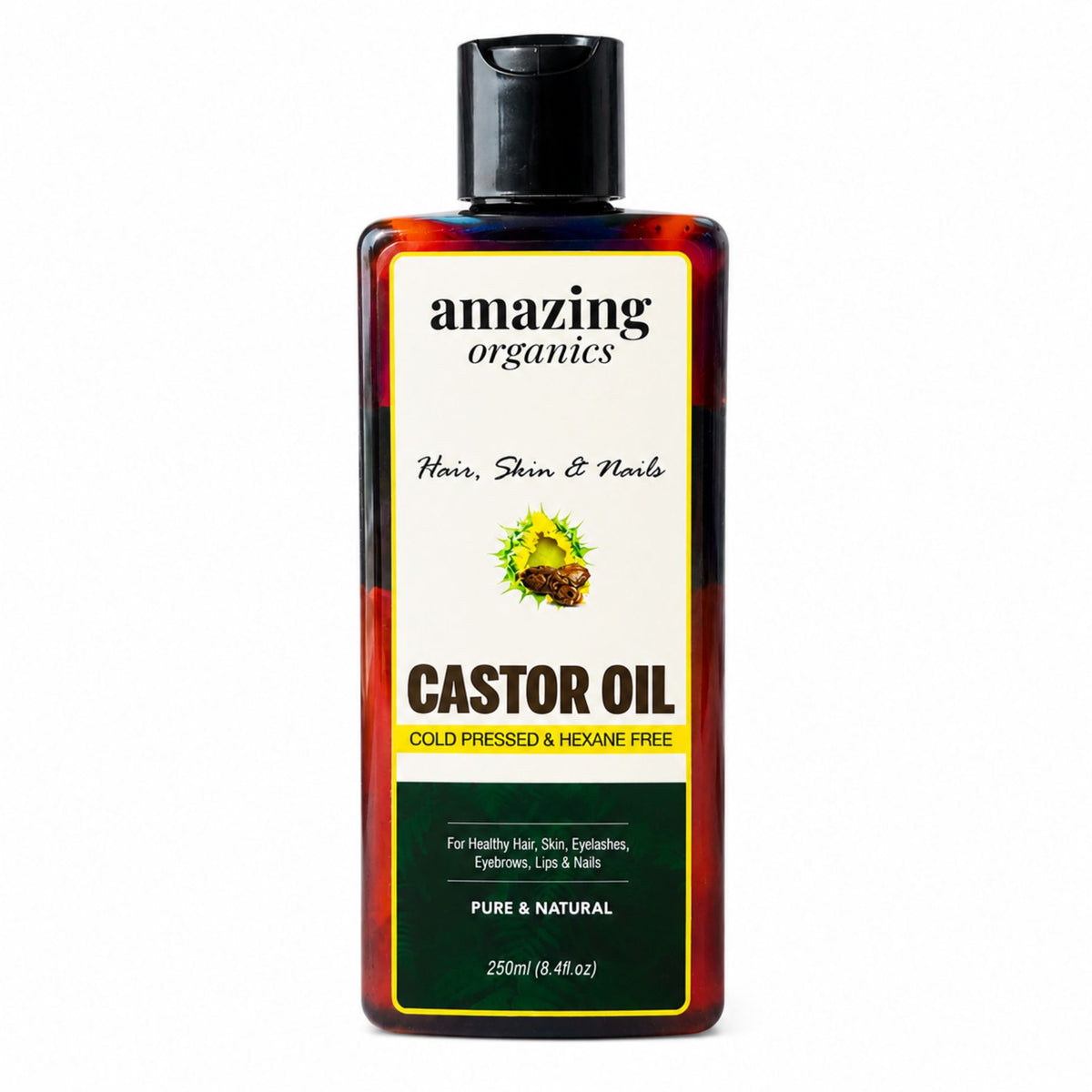 Castor Oil for Hair, Skin & Nails