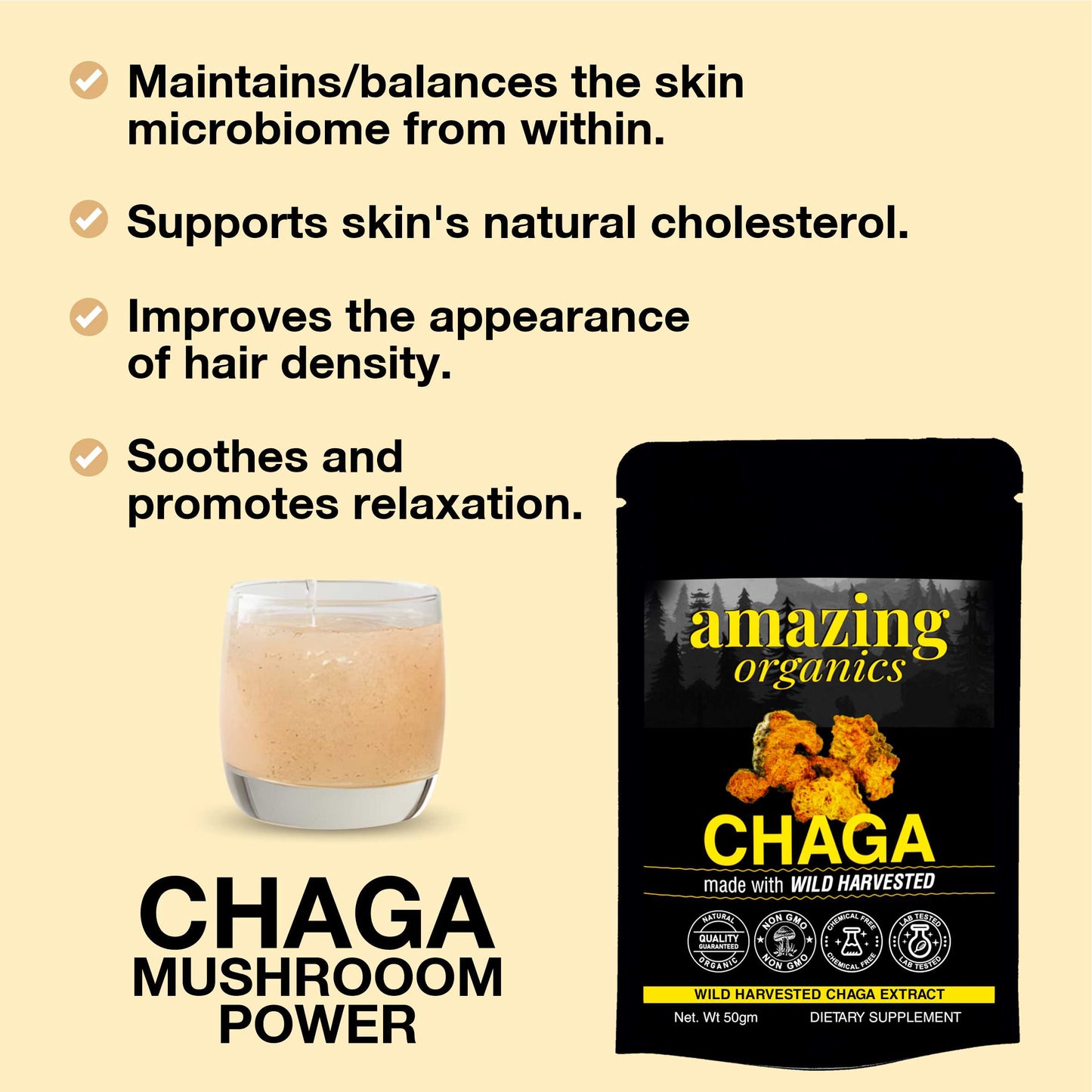 Chaga Mushroom Powder