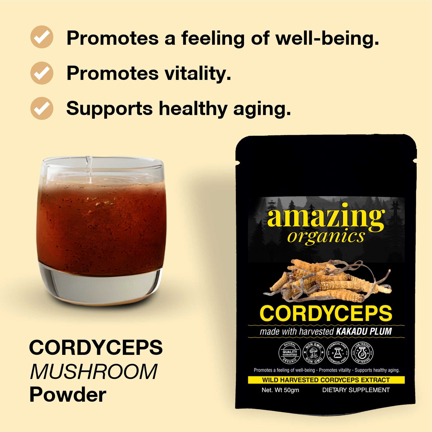 Cordyceps Mushroom Powder