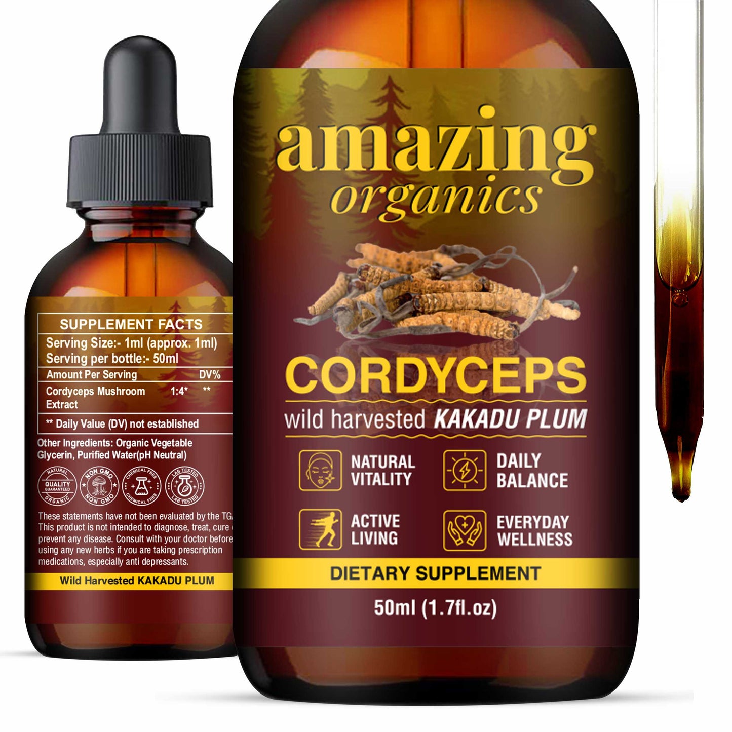 Cordyceps Mushroom Drops