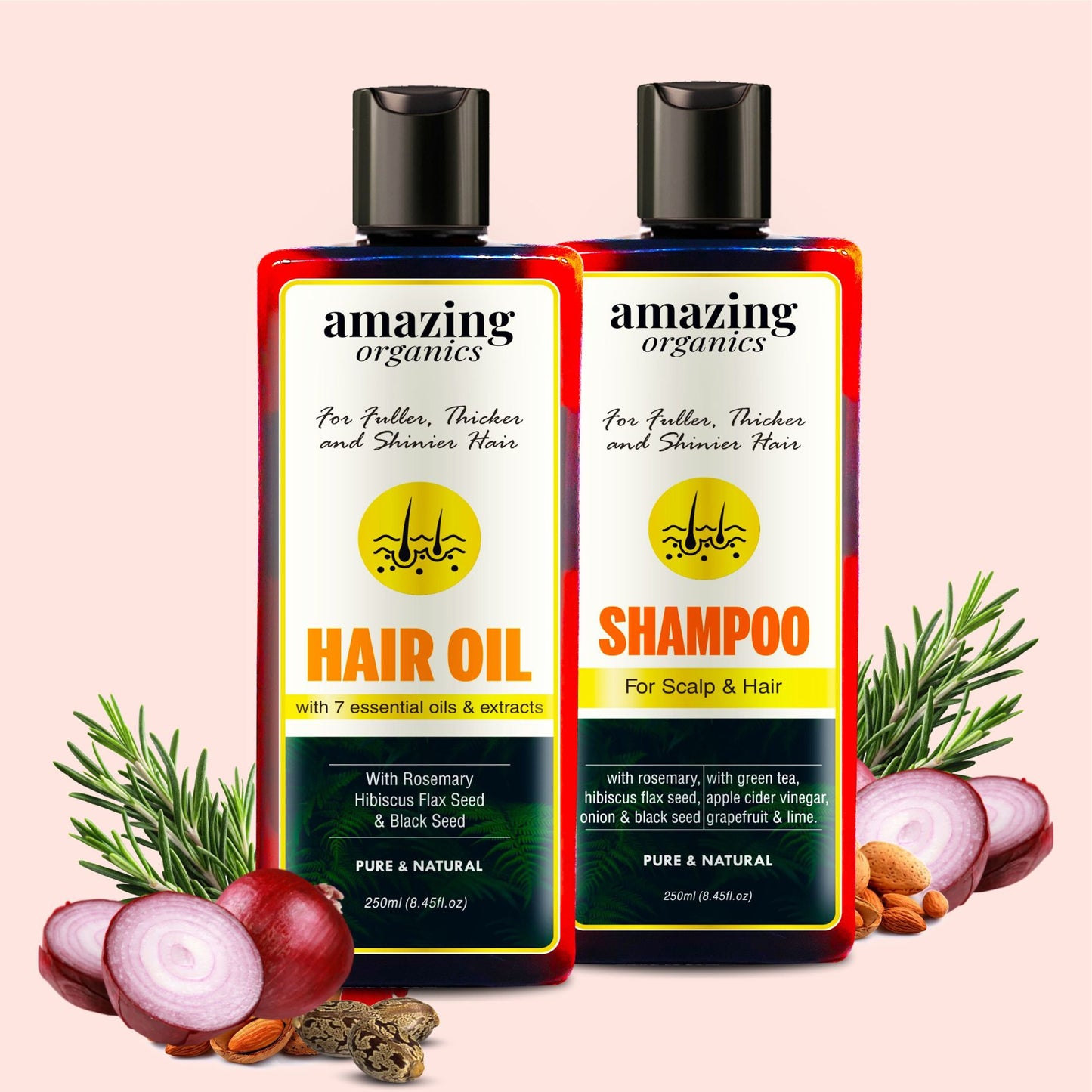Natural Hair Oil & Shampoo Bundle