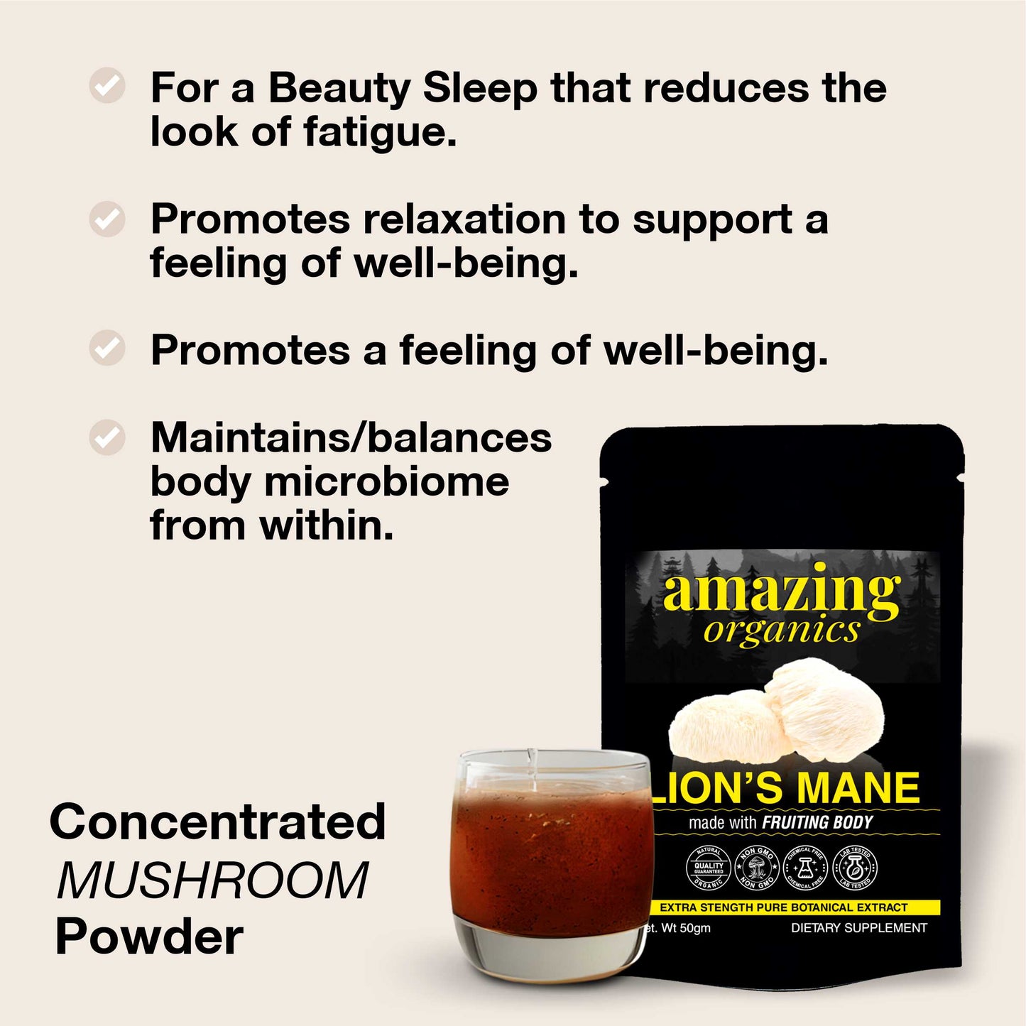 Lion's Mane Mushroom  Powder