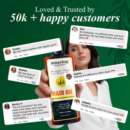 Amazing Organics Natural Hair Oil