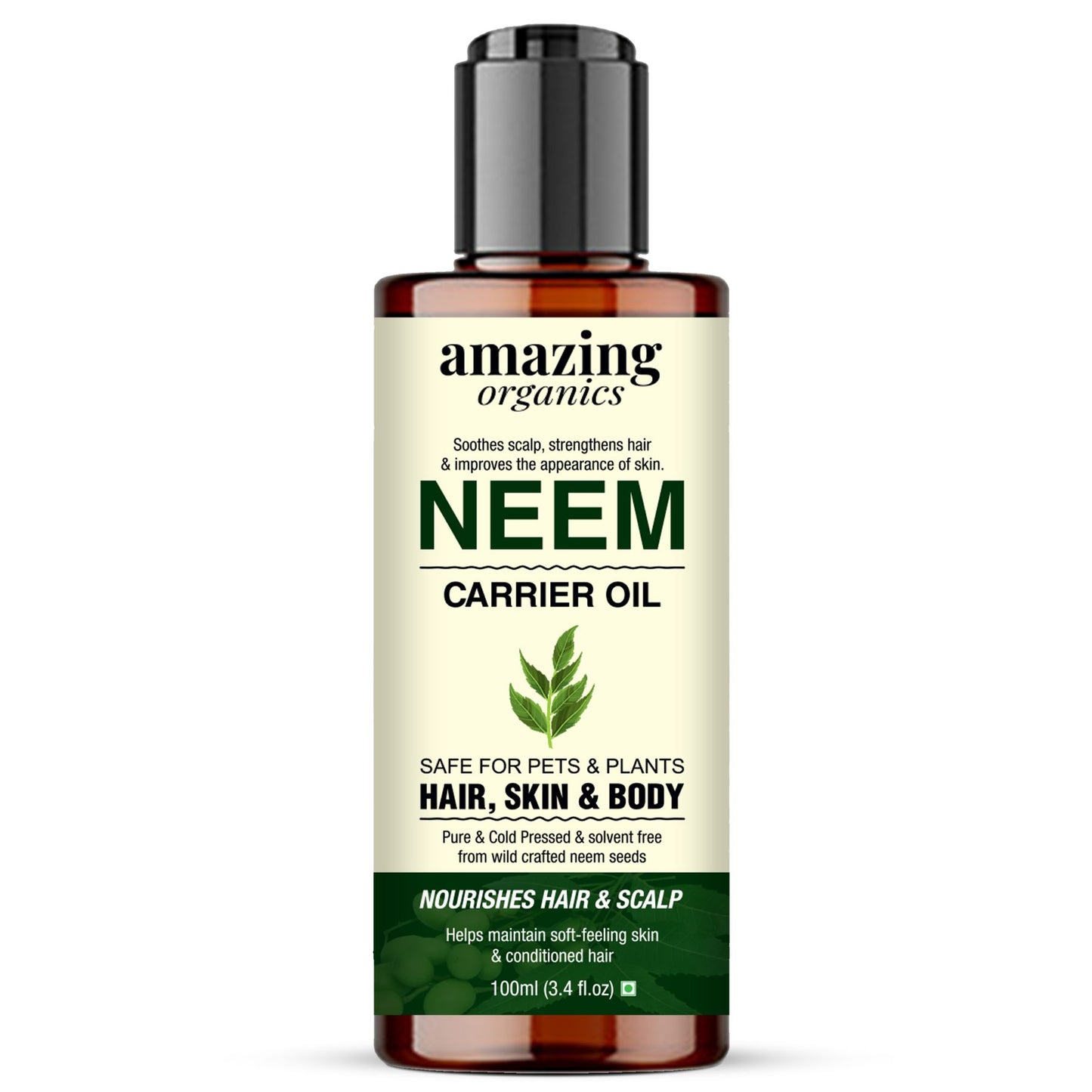 Neem Oil - Pure & Organic for HAIR - SKIN & NAILS