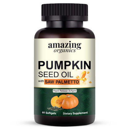 Pumpkin seed + saw palmetto for hair