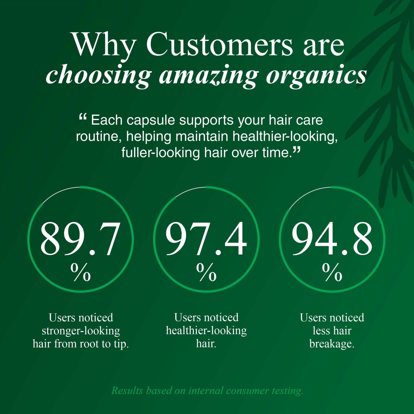 Pumpkin seed + saw palmetto for hair