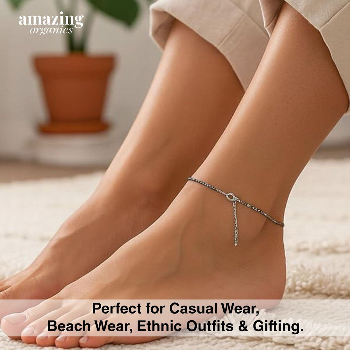 Authentic Pyrite Anklet for Women