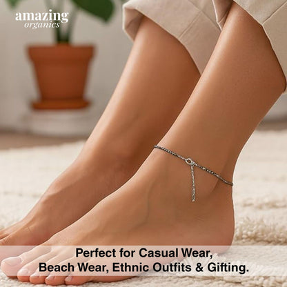 Authentic Pyrite Anklet for Women