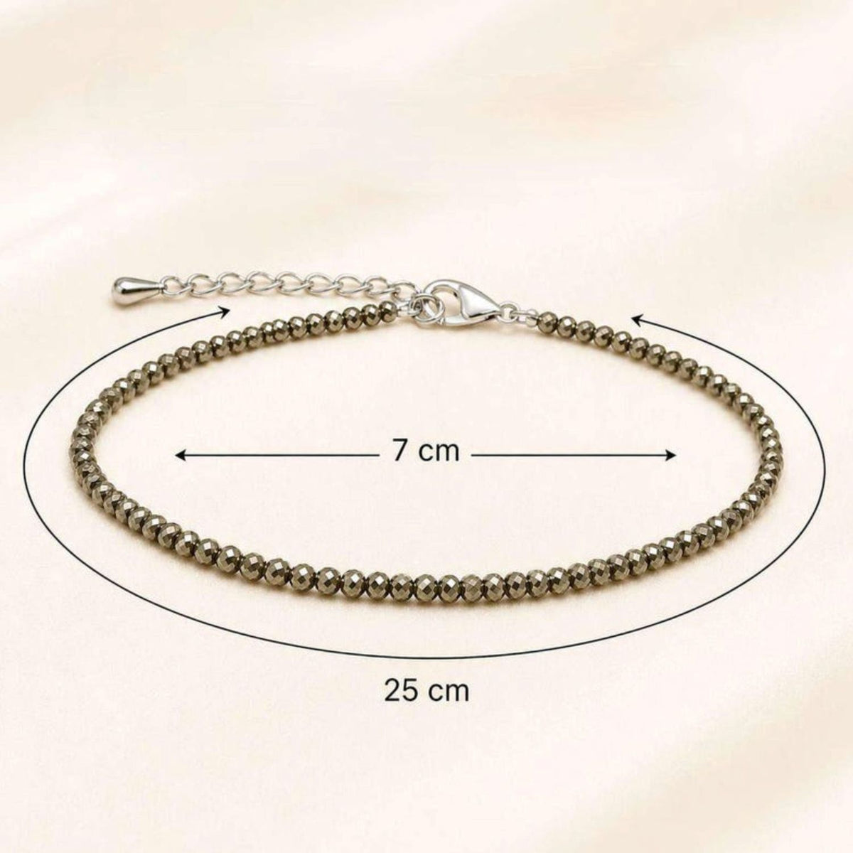Authentic Pyrite Anklet for Women