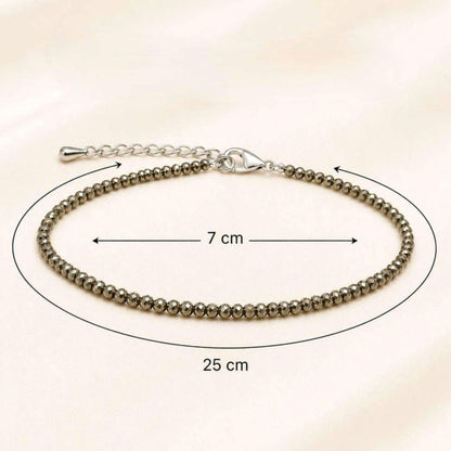 Authentic Pyrite Anklet for Women