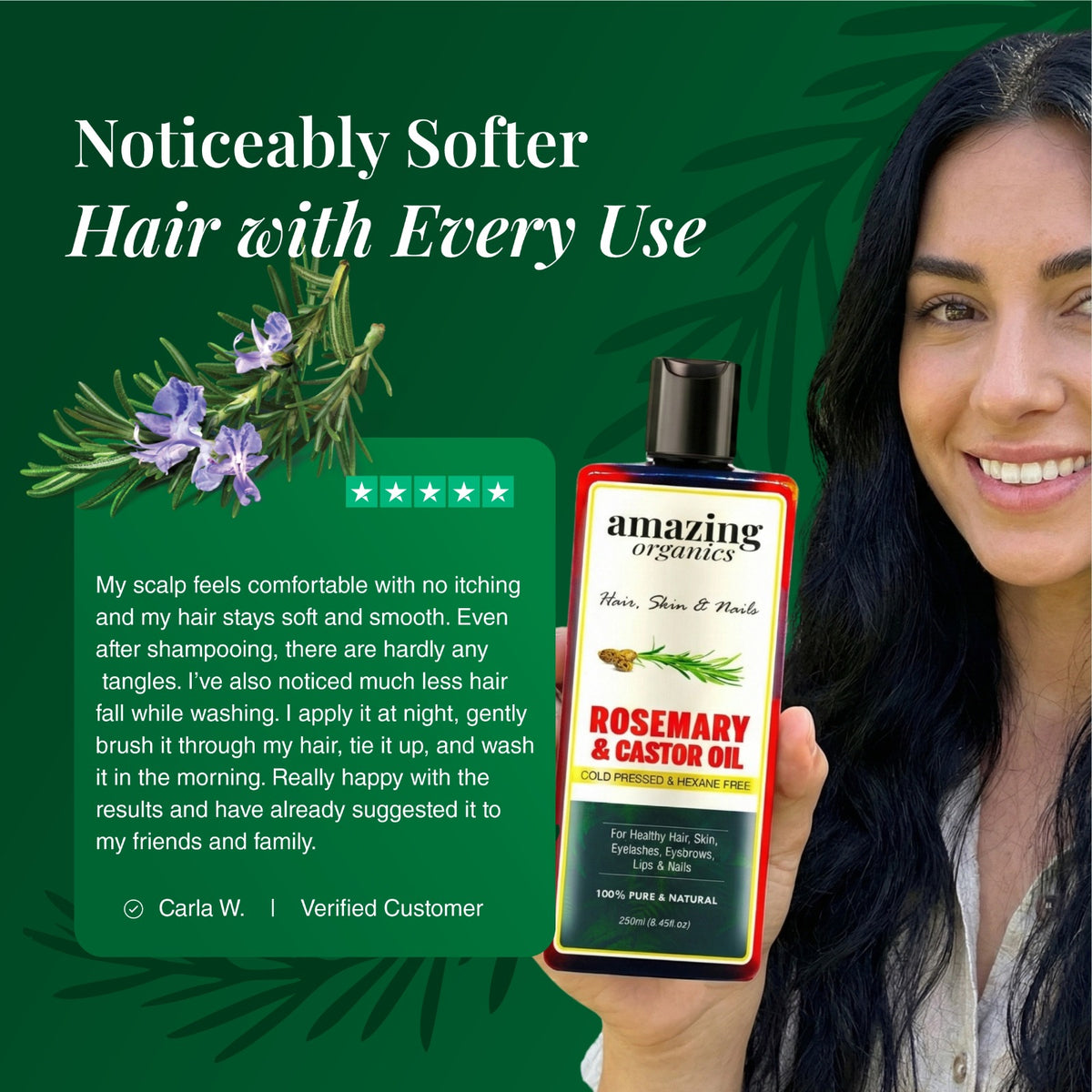 Rosemary & Castor Hair Oil
