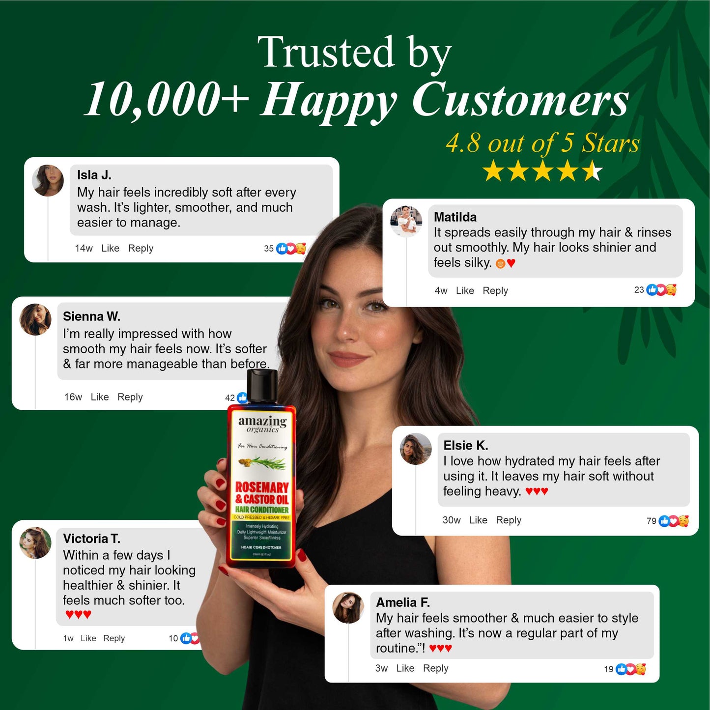 Rosemary & Castor Oil Hair Conditioner