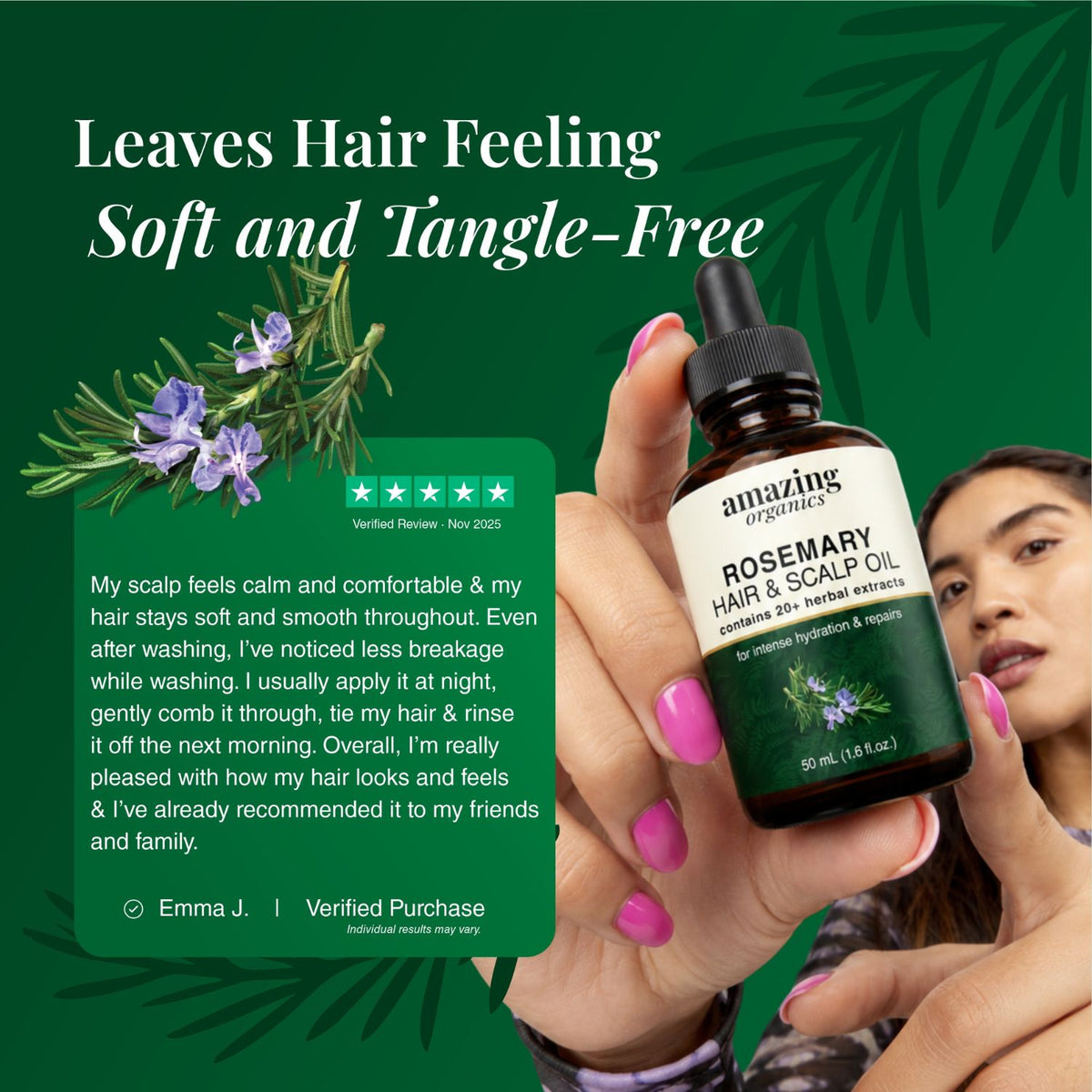 Rosemary Revitalising Scalp Oil