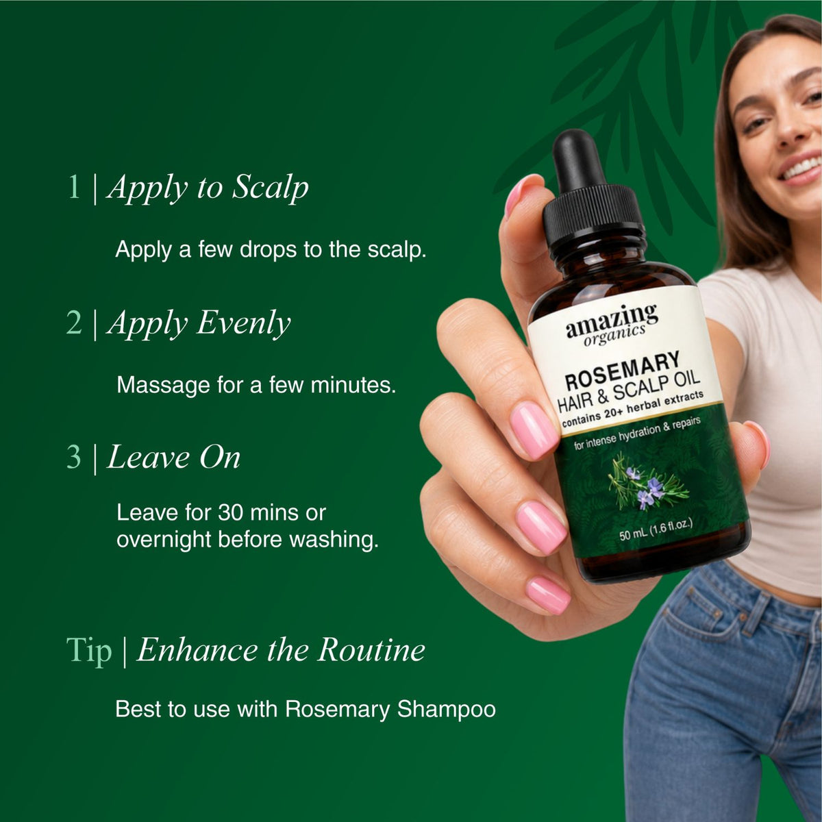 Rosemary Revitalising Scalp Oil