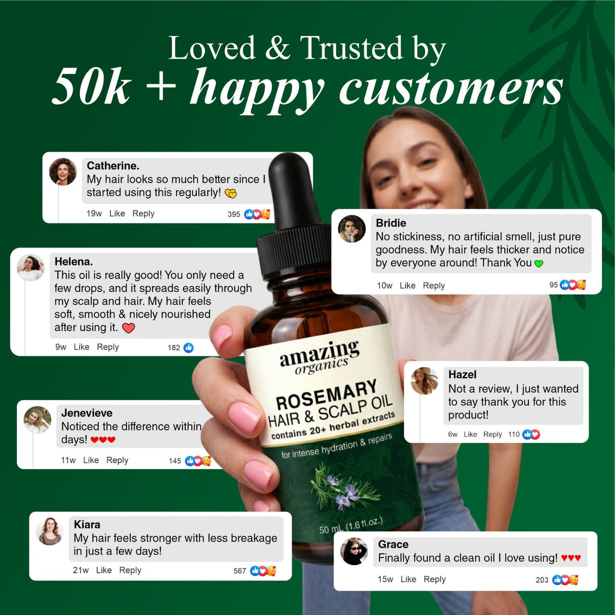 Rosemary Revitalising Scalp Oil