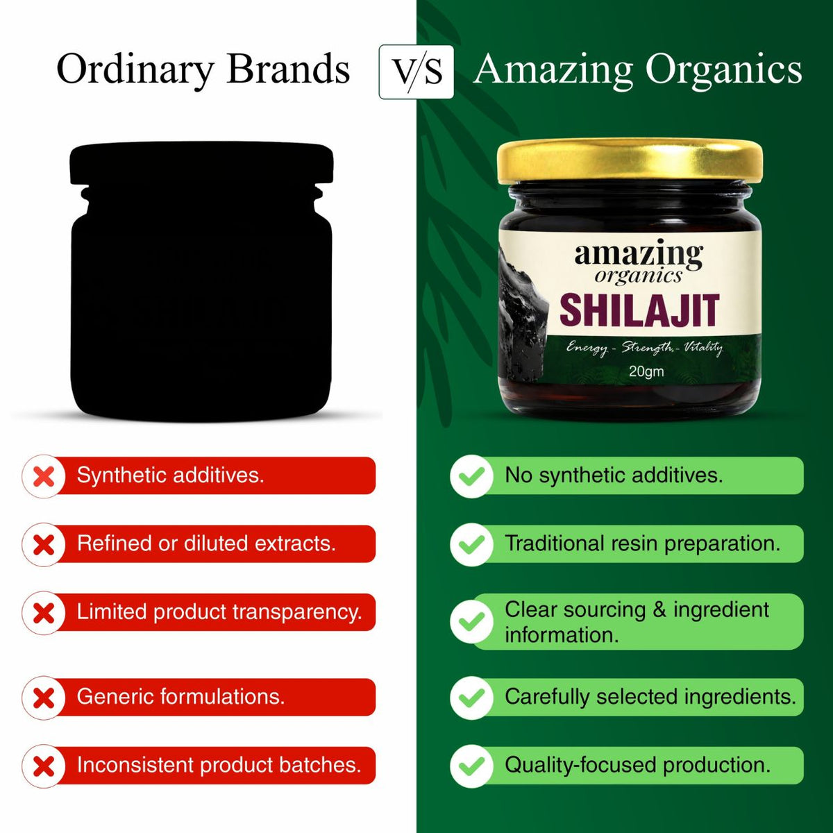 Pure Himalayan Shilajit Resin 2 Month Supply