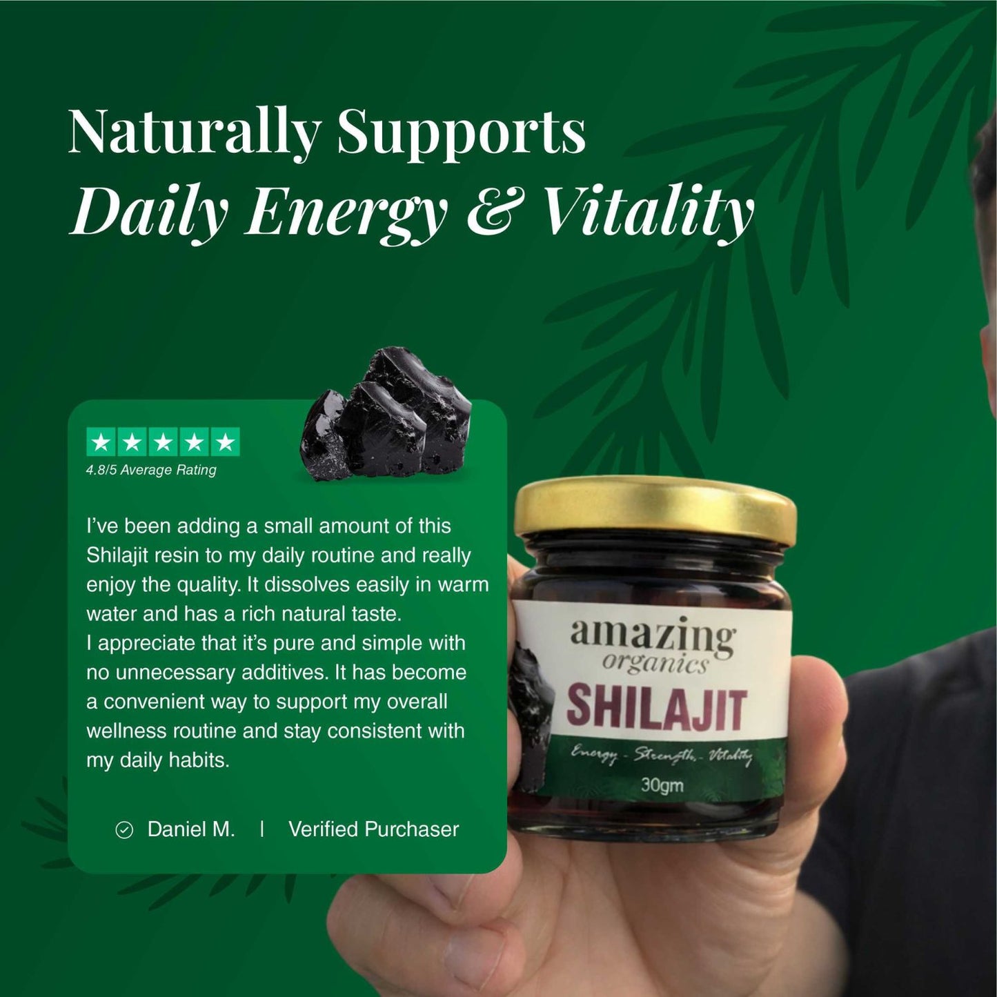 Himalayan Shilajit Resin 3 Month Supply