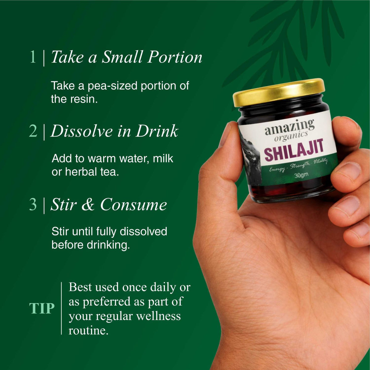 Pure Himalayan Shilajit Resin 2 Month Supply