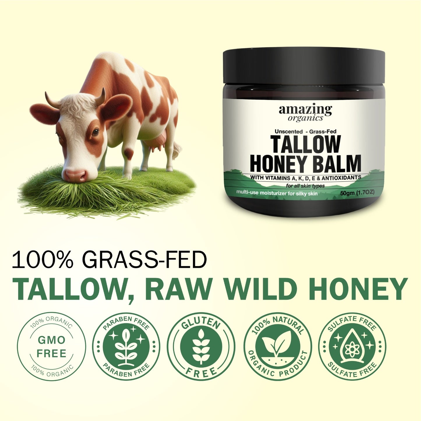 Tallow Honey Balm