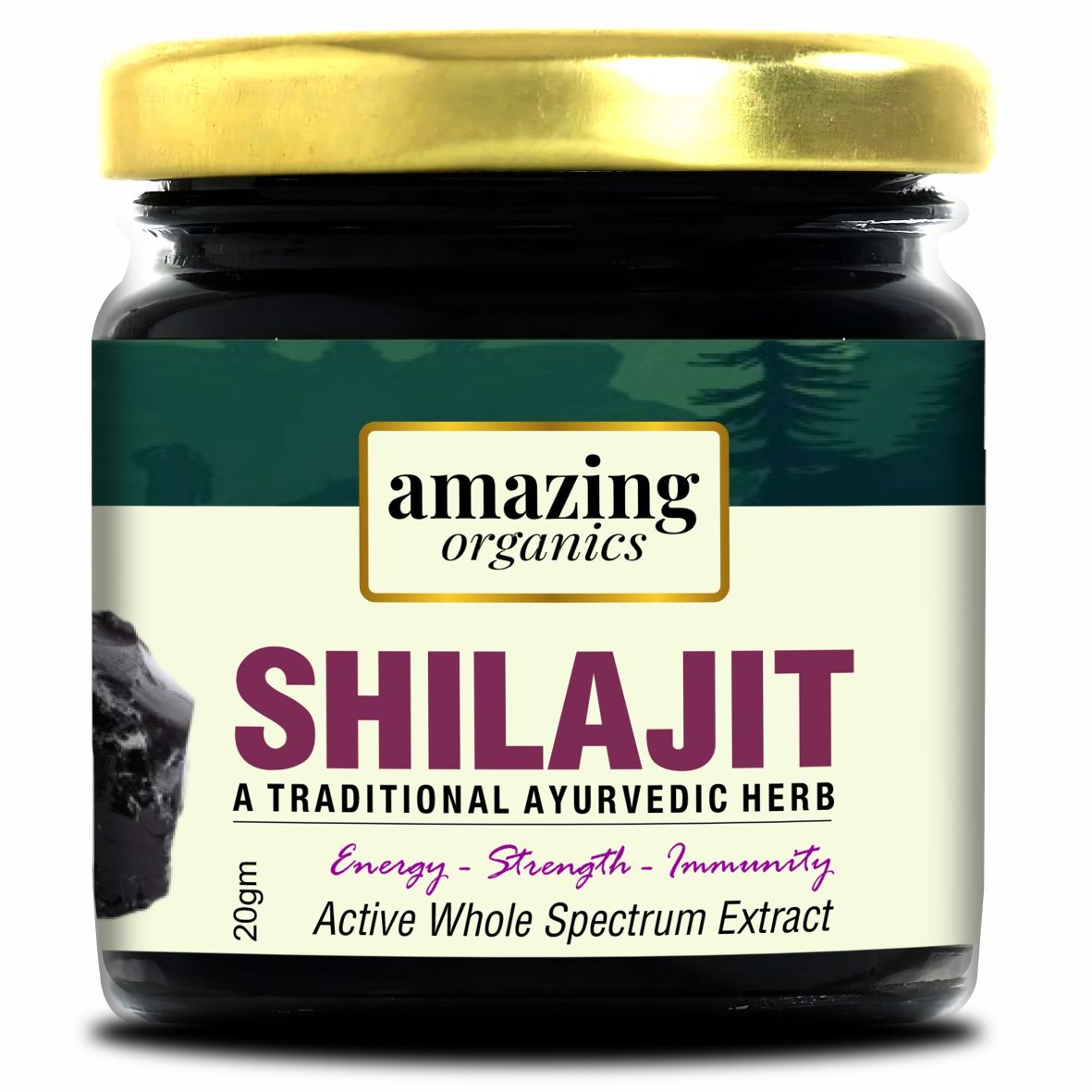 Pure Himalayan Shilajit Resin 2 Month Supply - amazingorganics