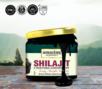 Pure Himalayan Shilajit Resin 2 Month Supply