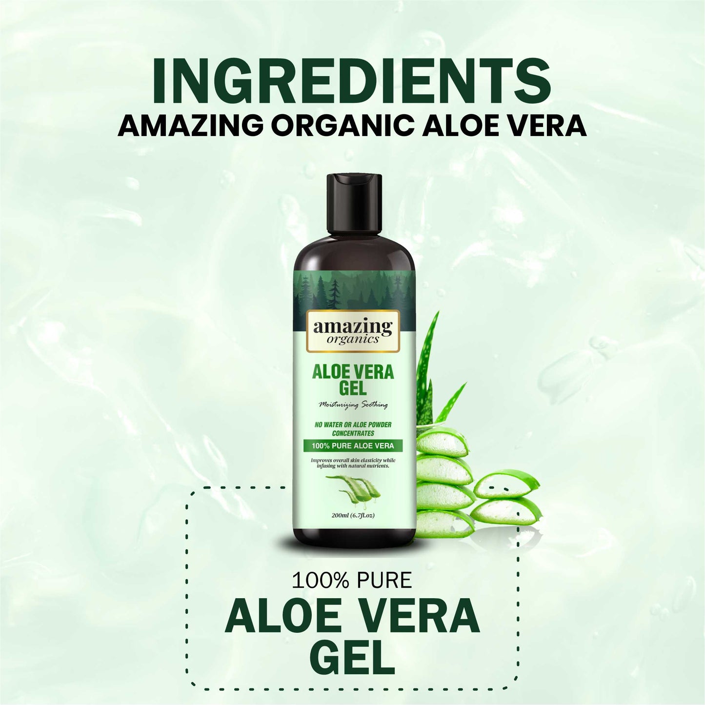 Aloe Vera Gel for Face & Body - 200ml