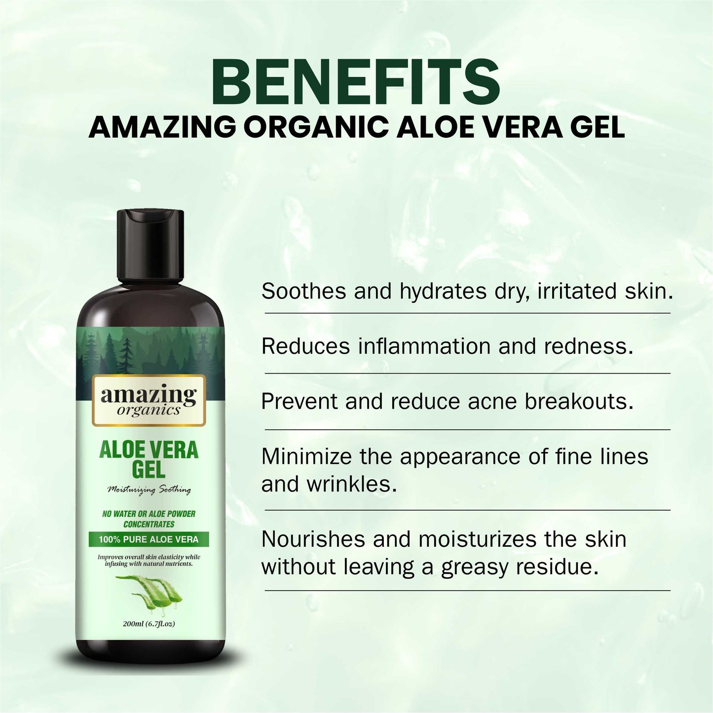 Aloe Vera Gel for Face & Body - 200ml