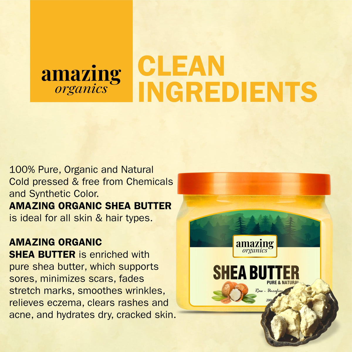 Shea Butter Raw Organic &amp; Unrefined