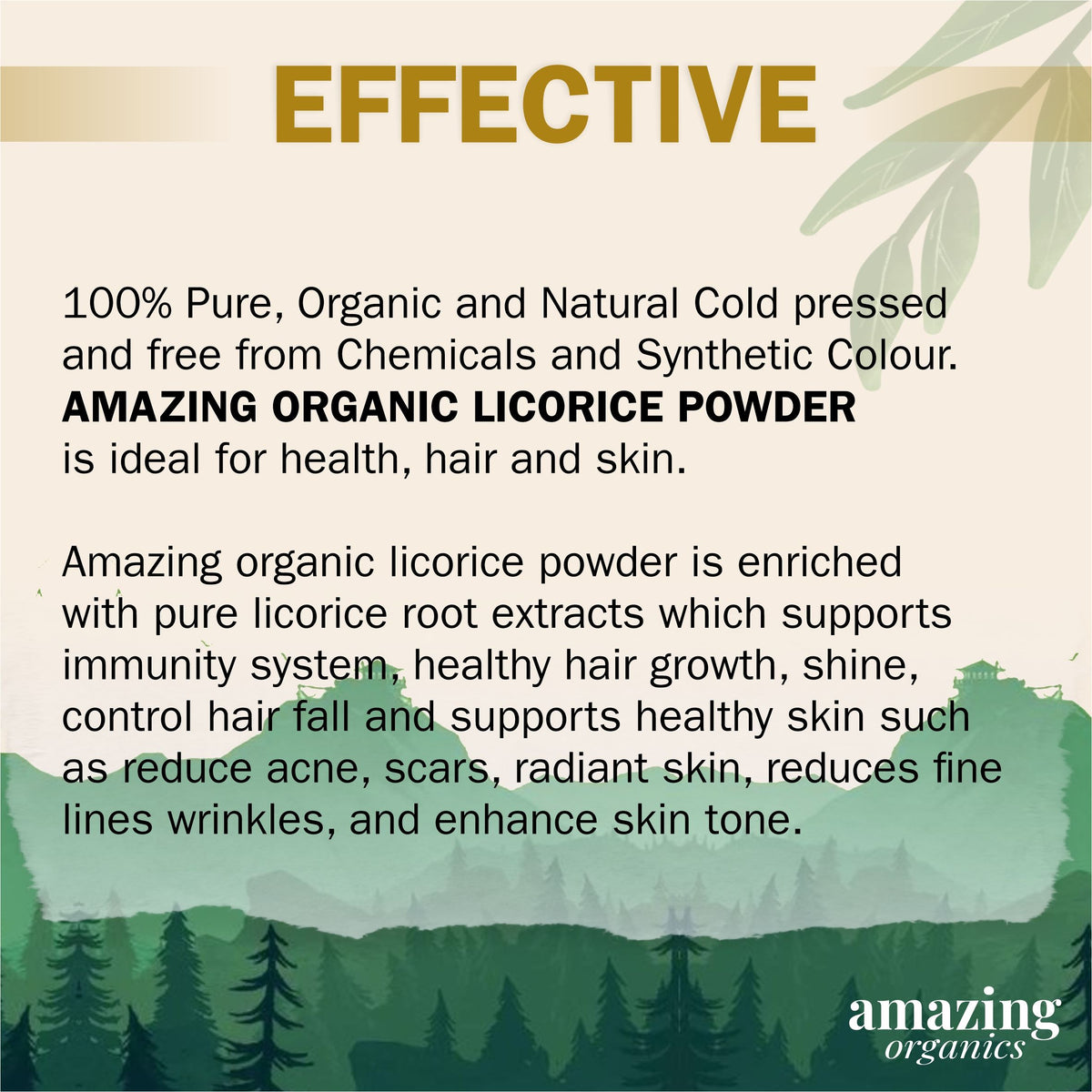 Licorice Powder for Skincare &amp; Haircare