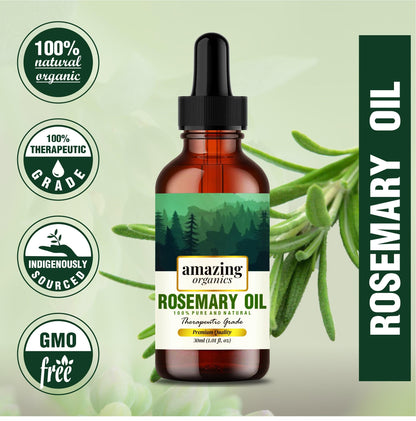 Rosemary Oil - Pure & Natural for Hair Growth