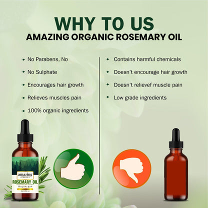 Rosemary Oil - Pure & Natural for Hair Growth